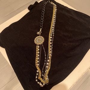 Long costume necklace